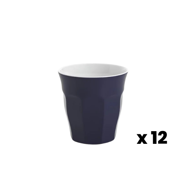JAB Melamine Espresso Cup - Blue - 200ml 12pk
