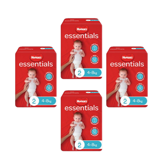 Huggies Essentials Nappies Size 2 - Infant (4-8kg) 216pk