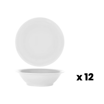 Superware Melamine Bowl - White - 18cm 12pk