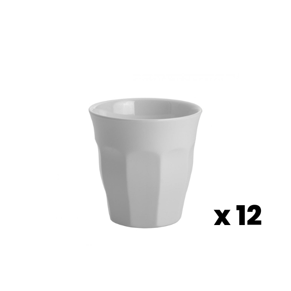 Superware Melamine Espresso Cup - White - 200ml 12pk